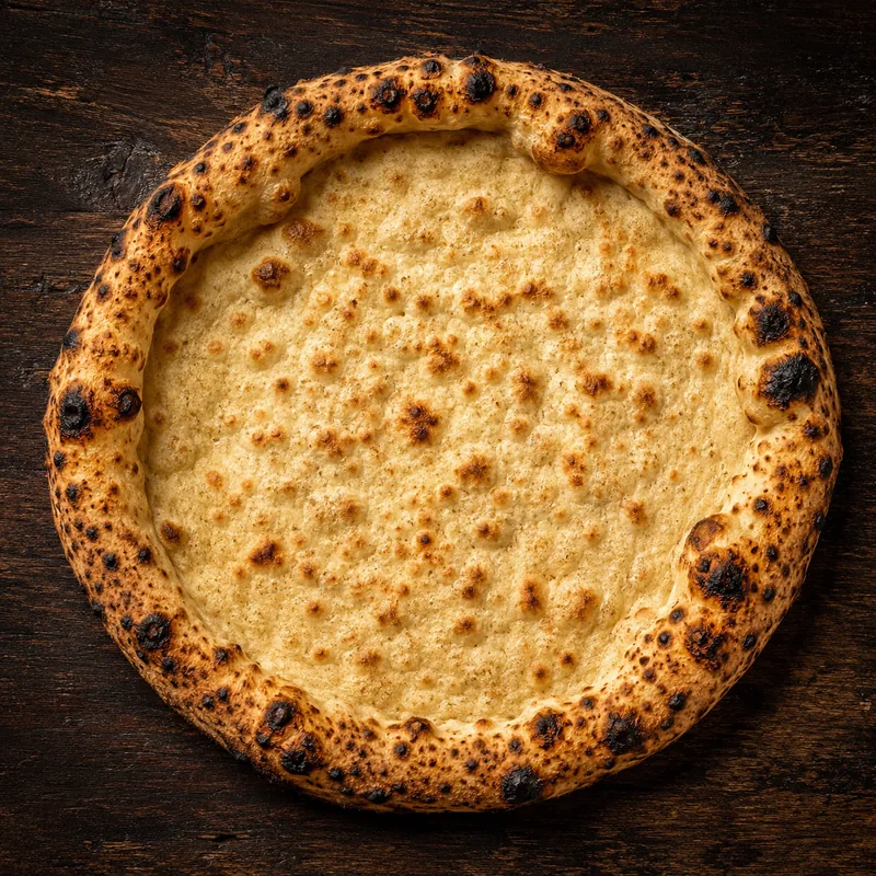 Pâte à pizza, prête à être garnie